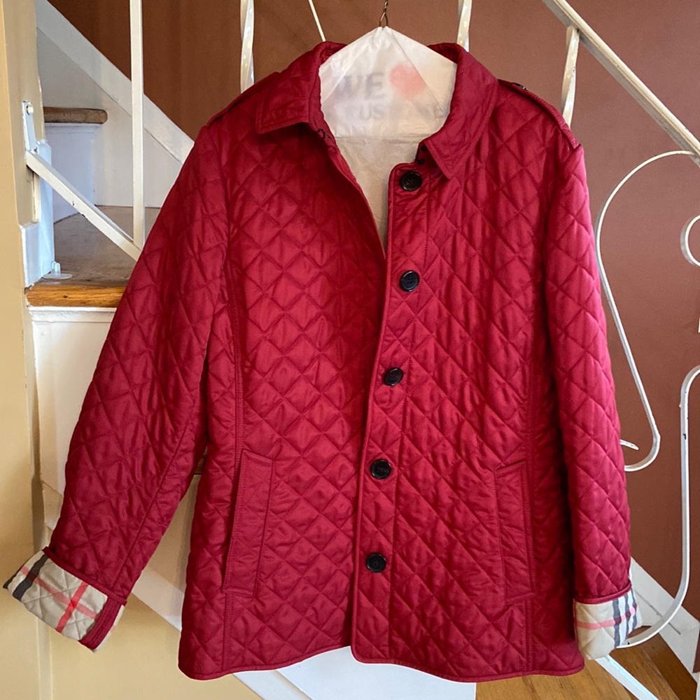 Quilted Red Jacket
